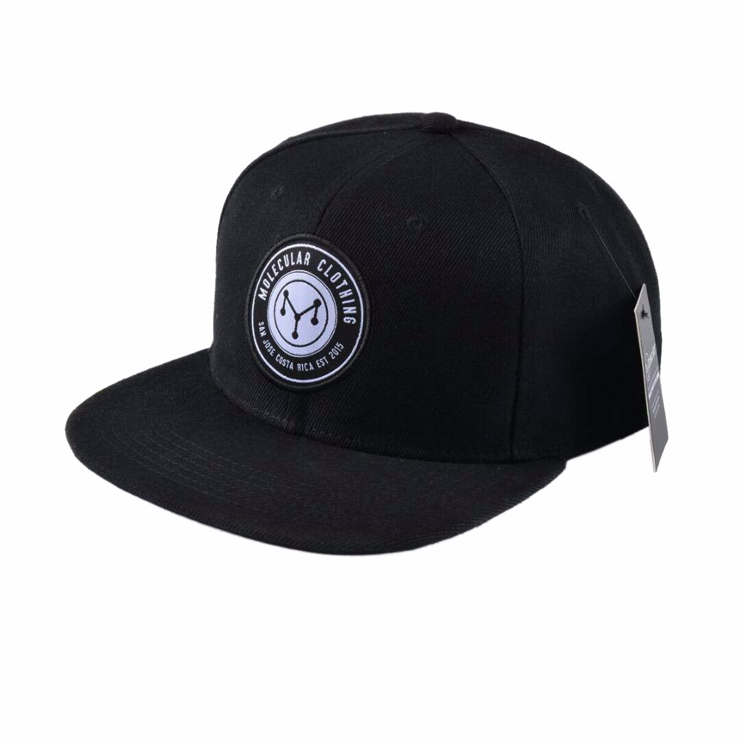 Molecular Clothing Snapback - Black